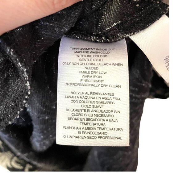 Rachel Roy Size M Black & White Palm Leaf Sleeveless Back Zip Sheath Mini Dress - Picture 5 of 7